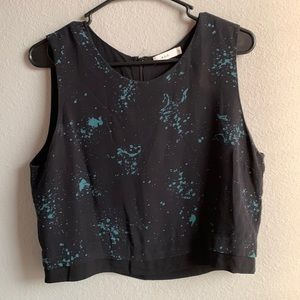 A.L.C silk Crop Top